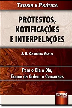 Capa do livro Protestos, Notificações e Interpelações. Teoria e Prática