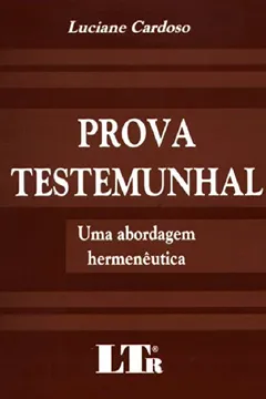 Livro Prova Testemunhal - Resumo, Resenha, PDF, etc.