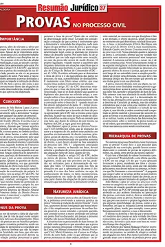 Livro Provas no Processo Civil - Resumo, Resenha, PDF, etc.