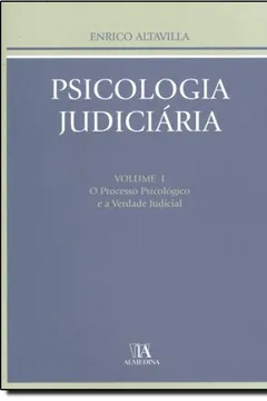 Capa do livro Psicologia Judiciaria - Volume 1