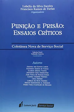 Capa do livro Punição e Prisão. Ensaios Críticos