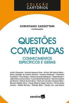Livro Questões Comentadas. Conhecimentos Específicos e Gerais - Coleção Cartórios - Resumo, Resenha, PDF, etc.