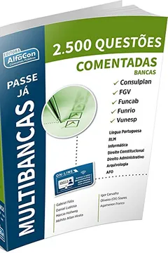 Livro Questões Comentadas Multibancas - Coleção Passe Já - Resumo, Resenha, PDF, etc.