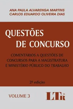 Livro Questões de Concurso - Volume 3 - Resumo, Resenha, PDF, etc.