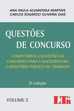 Livro Questões de Concurso - Volume 5 - Resumo, Resenha, PDF, etc.