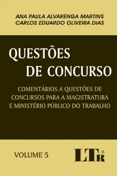 Livro Questões de Concurso - Volume 5 - Resumo, Resenha, PDF, etc.