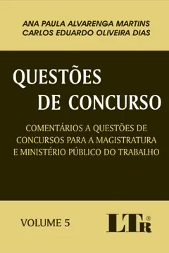Capa do livro Questões de Concurso - Volume 5