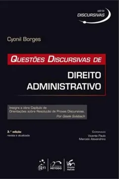 Livro Questões Discursivas de Direito Administrativo - Resumo, Resenha, PDF, etc.