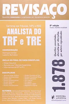 Livro Questões Organizadas por Disciplina e Assunto. Analista do TRF e TRE - Coleção Revisaço - Resumo, Resenha, PDF, etc.