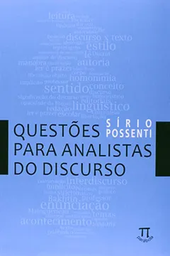 Livro Questões Para Analistas do Discurso - Resumo, Resenha, PDF, etc.