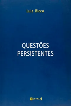 Livro Questões Persistentes - Resumo, Resenha, PDF, etc.