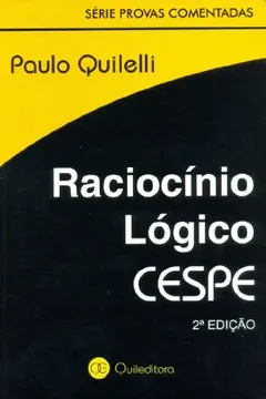 Capa do livro Raciocínio Lógico. CESPE - Série Provas Comentadas