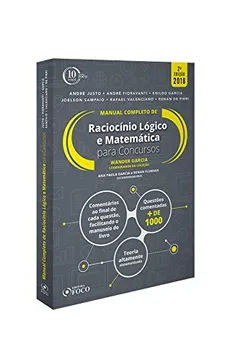 Livro Raciocínio Lógico e Matemática Para Concursos. Manual Completo - Resumo, Resenha, PDF, etc.