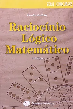 Capa do livro Raciocinio Logico Matematico