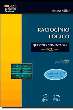 Livro Raciocínio Logico. Questões Comentadas FCC - Resumo, Resenha, PDF, etc.