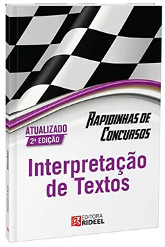 Livro Rapidinhas de Concursos. Interpretação de Textos - Resumo, Resenha, PDF, etc.