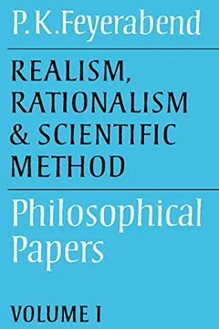 Capa do livro Realism, Rationalism and Scientific Method: Volume 1: Philosophical Papers