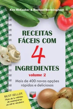 Livro Receitas Fáceis com 4 Ingredientes - Volume 2 - Resumo, Resenha, PDF, etc.