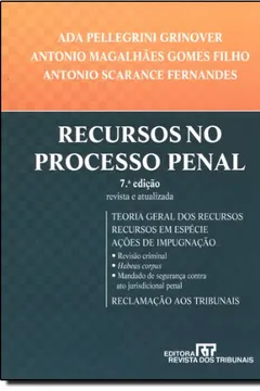 Livro Recursos No Processo Penal - Resumo, Resenha, PDF, etc.