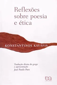 Livro Reflexões Sobre Poesia e Ética - Volume 1 - Resumo, Resenha, PDF, etc.