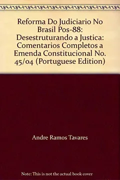 Livro Reforma Do Judiciario No Brasil Pos-88 - Resumo, Resenha, PDF, etc.