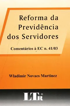 Capa do livro Reforma Previdência Servidores