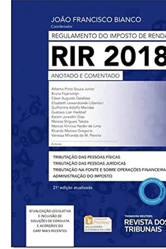 Livro Regulamento de Imposto de Renda - Resumo, Resenha, PDF, etc.