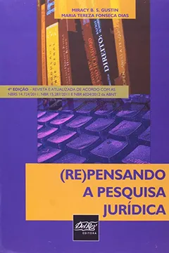 Capa do livro Repensando A Pesquisa Jurídica. Teoria E Prática