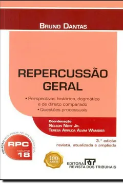 Livro Repercussão Geral - Resumo, Resenha, PDF, etc.