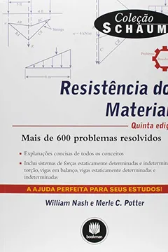 Livro Resistencia dos Materiais - Coleção Schaum - Resumo, Resenha, PDF, etc.