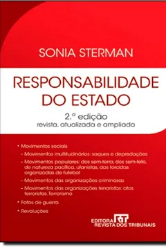 Livro Responsabilidade Do Estado - Resumo, Resenha, PDF, etc.