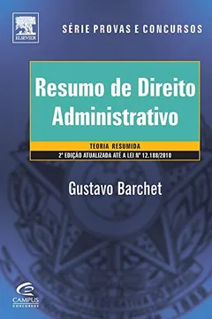 Livro Resumo de Direito Administrativo - Resumo, Resenha, PDF, etc.