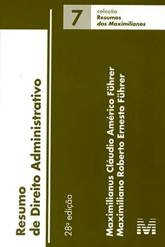 Livro Resumo de Direito Administrativo - Volume 7 - Resumo, Resenha, PDF, etc.