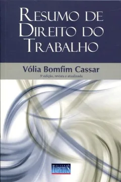 Livro Resumo De Direito Do Trabalho - Resumo, Resenha, PDF, etc.