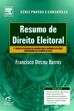 Livro Resumo De Direito Eleitoral - Série Provas E Concursos - Resumo, Resenha, PDF, etc.