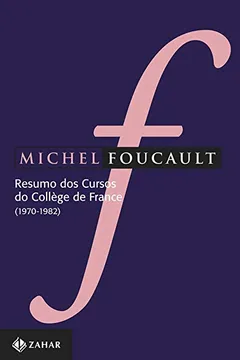 Livro Resumo Dos Cursos Do Collège De France - Resumo, Resenha, PDF, etc.