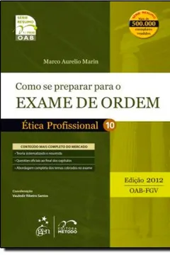 Capa do livro Resumo OAB. 1ª Fase. Ética Profissional OAB-GFV