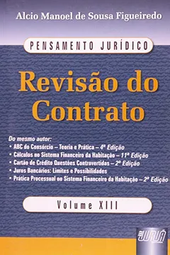 Capa do livro Revisão do Contrato - Volume XIII