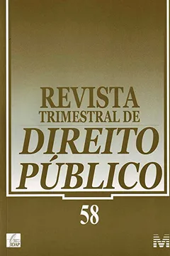 Livro Revista Trimestral de Direito Publico 58 - Resumo, Resenha, PDF, etc.