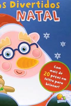 Capa do livro Rostos Divertidos. Natal