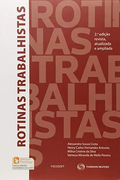 Livro Rotinas Trabalhistas - Resumo, Resenha, PDF, etc.