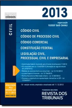 Livro RT Mini Código 2013. Código Civil, Código De Processo Civil, Constituicão Federal - Resumo, Resenha, PDF, etc.