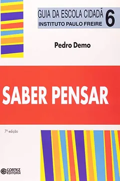 Livro Saber Pensar - Resumo, Resenha, PDF, etc.