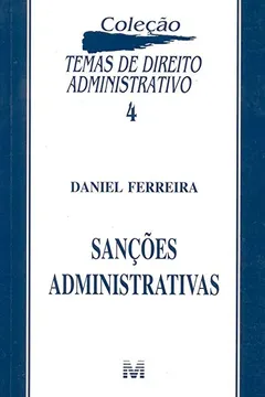 Capa do livro Sanções Administrativas
