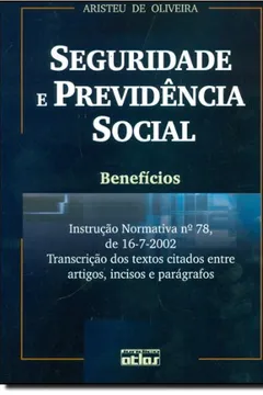 Livro Seguridade e Previdência Social. Benefícios - Resumo, Resenha, PDF, etc.