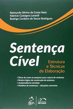 Livro Sentença Cível. Estrutura e Técnicas de Elaboração - Resumo, Resenha, PDF, etc.
