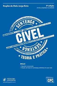 Livro Sentença Cível: Teoria e Prática - Resumo, Resenha, PDF, etc.