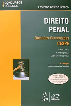 Livro Serie Concursos Publicos - Direito Penal - Questoes Comentadas - Cespe - Resumo, Resenha, PDF, etc.