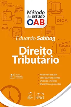 Livro Série Método de Estudo OAB - Direito Tributário - Resumo, Resenha, PDF, etc.