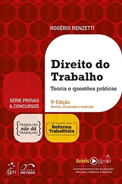 Livro Série Provas & Concursos - Direito do Trabalho - Teoria e questões práticas - Resumo, Resenha, PDF, etc.